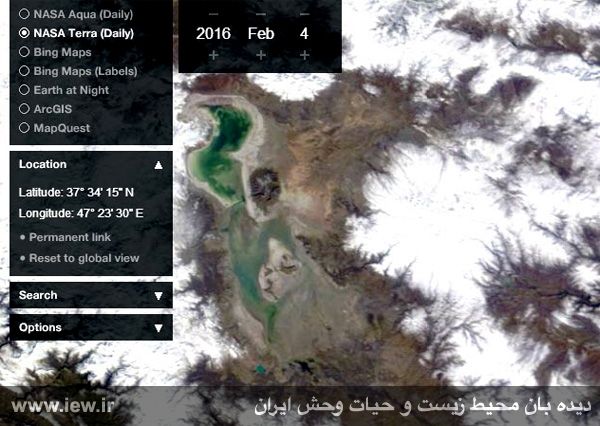 تراز سطح آب دریاچه ارومیه ۴۹ سانتی متر افزایش یافت